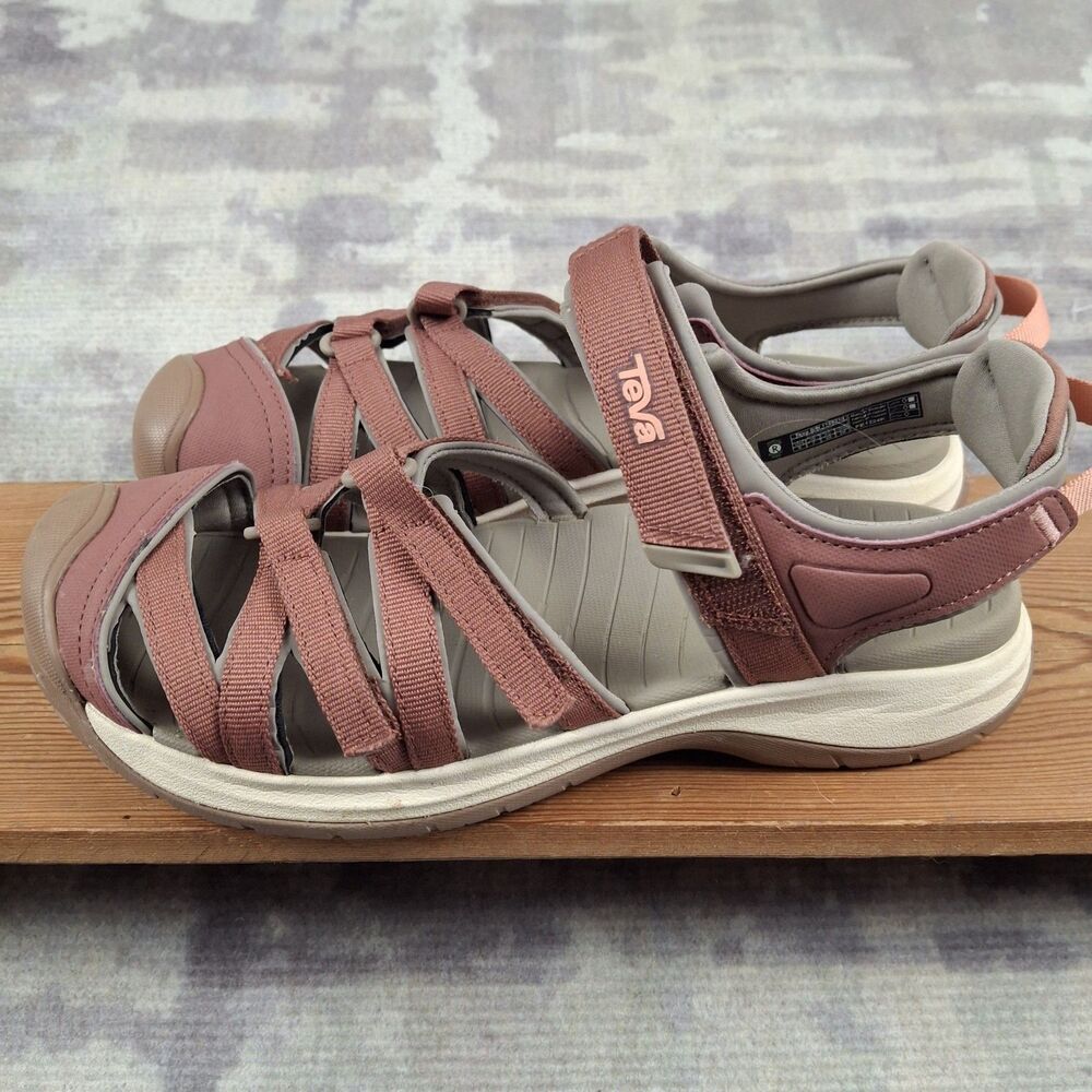 Teva Tirra Sport CT Mahogany Closed Toe Hiking Sandals Women's Size 9 S/N...